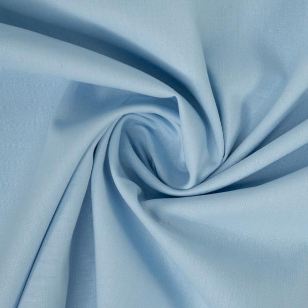 Edle Baumwollwebware pastellblau