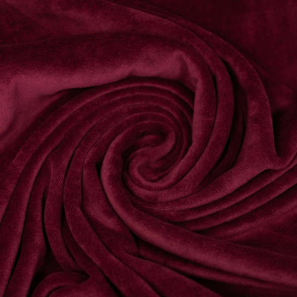 Nicki Velours UNI bordeaux