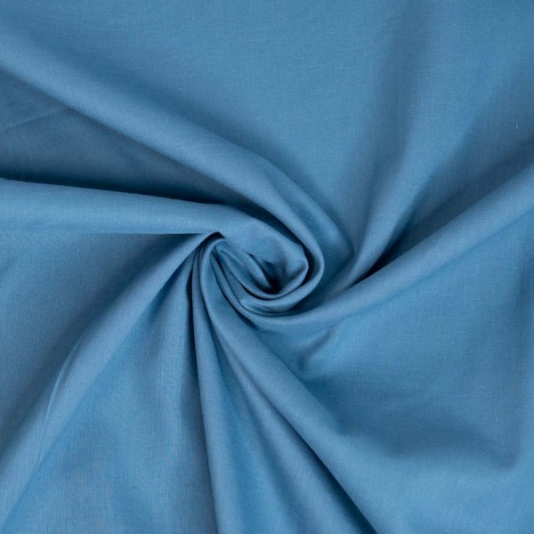 Voile Batist Baumwolle jeansblau