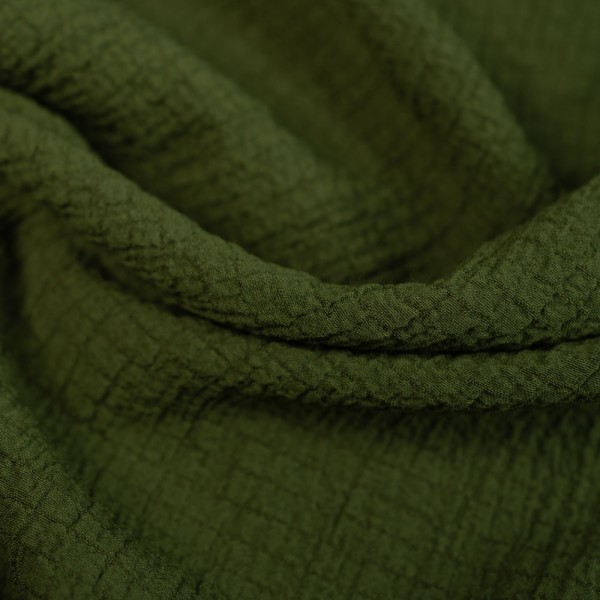 Viskose Crinkle plissiert khaki