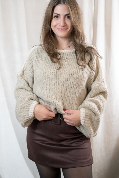 Strick Pullover SUPER SOFT beige