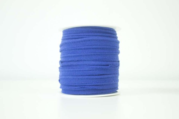 Jersey Paspelband royalblau elastisch