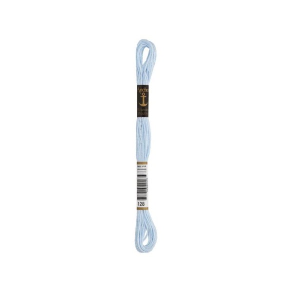 Anchor Sticktwist Garn 6-fädig hellblau