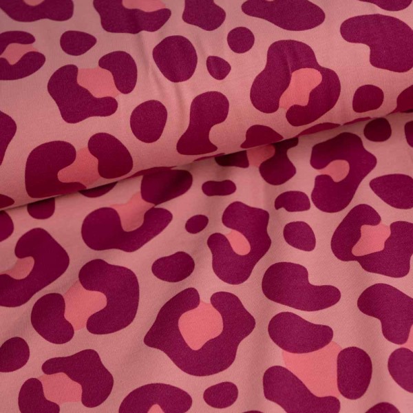 Baumwolljersey Leo altrosa