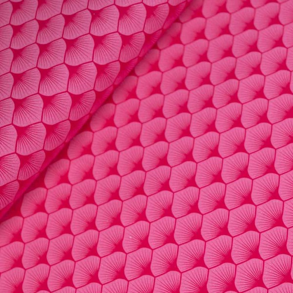 Bio Baumwollwebware Fächer rosa