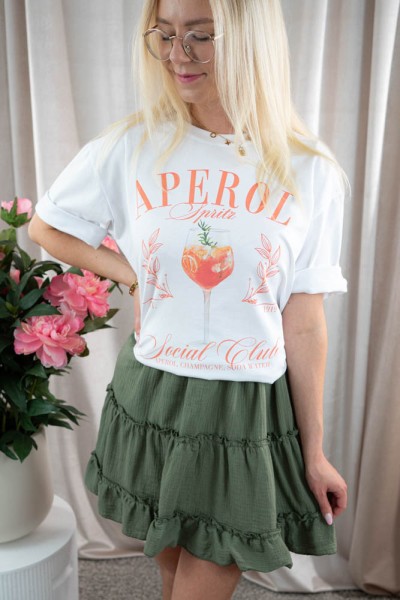 Oversized Shirt Holy Aperoly weiß