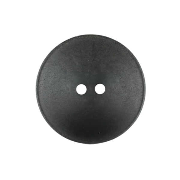 Holzknopf stark gewölbt 28mm schwarz