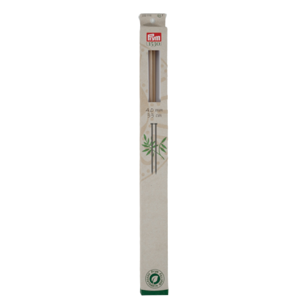Prym Jackenstricknadeln Bambus 1530 Stärke 4,0mm, 33cm