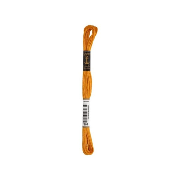 Anchor Sticktwist Garn 6-fädig orange mittel