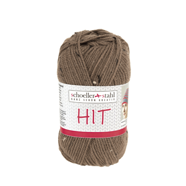 Schoeller + Stahl HIT Strickwolle tweed hellbraun