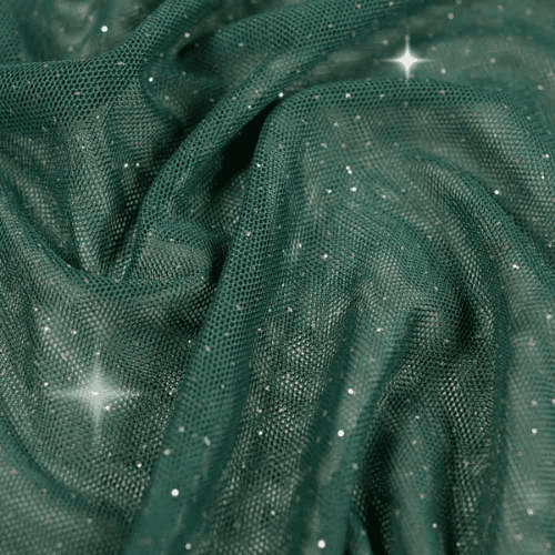 Soft Mesh Glam elastisch petrol
