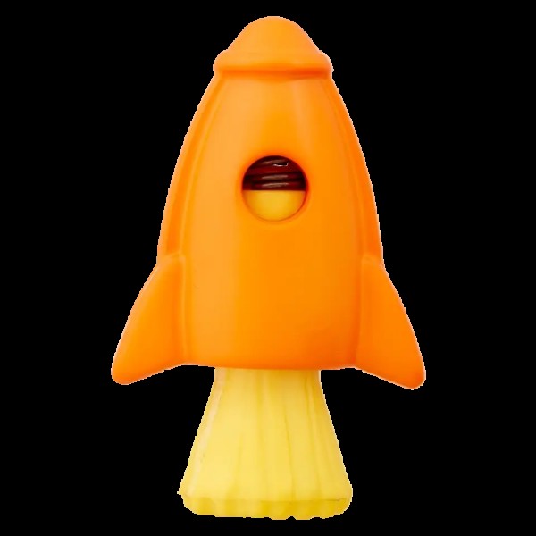 Kordelstopper Rakete 28mm orange gelb