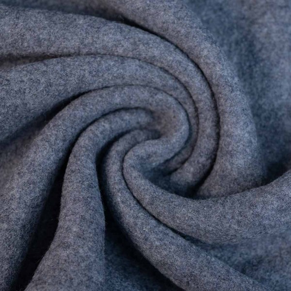 Woll Walkloden Wanda meliert denim