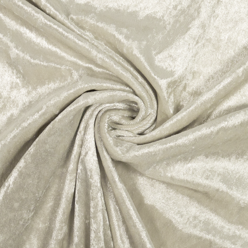 Pannesamt elastisch weiß