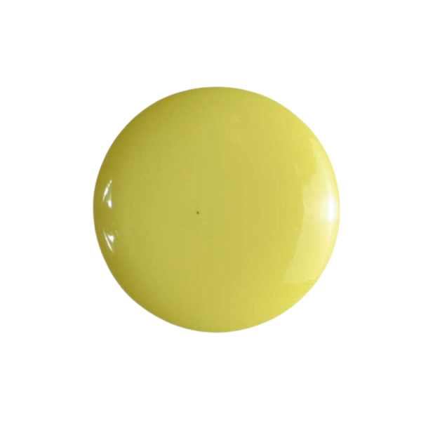 Modeknopf 13mm glänzend gelb