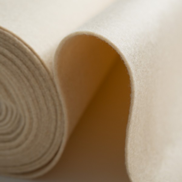 Filz 2mm Freya Uni hellbeige