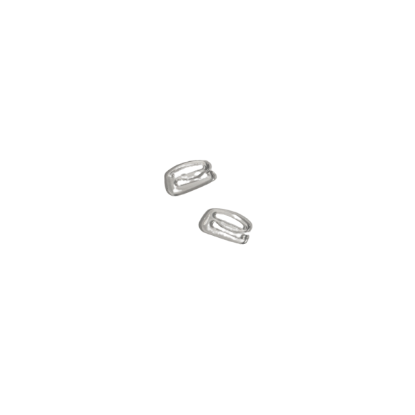 Bikini Verschluss 16mm transparent