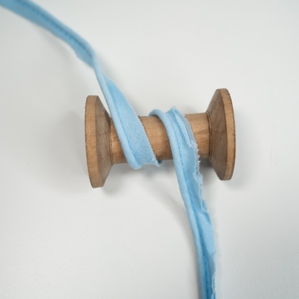 Baumwoll Paspelband Deluxe hellblau