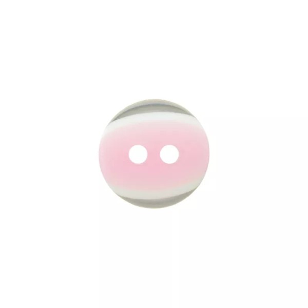 Polyesterknopf 12mm rosa