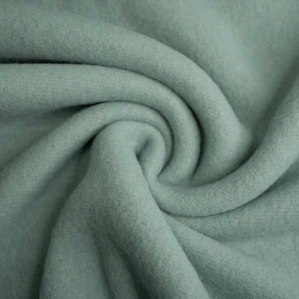 Woll Fleece flauschig salbei