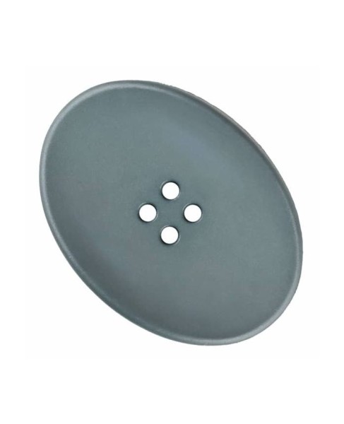Modeknopf Oval 38mm grau