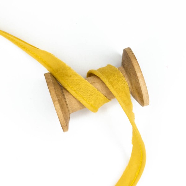 Baumwoll Paspelband Deluxe ocker