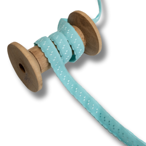 Elastisches Gummi Einfassband 20mm mint