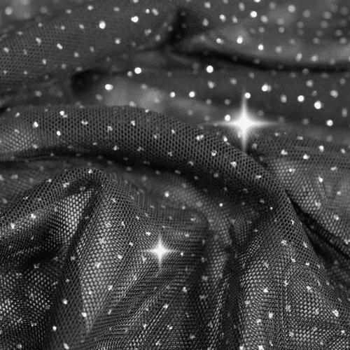 Soft Mesh Glam elastisch schwarz