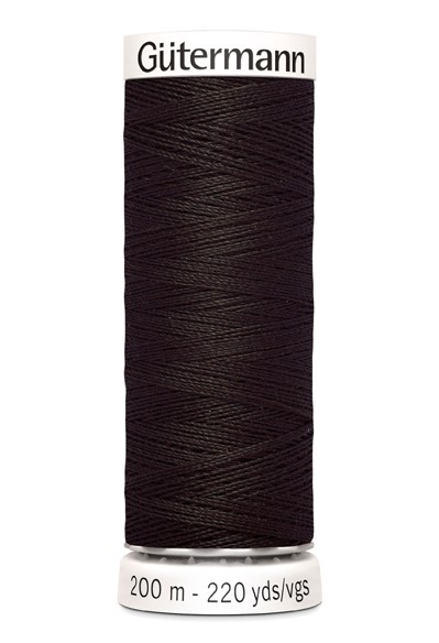 Garn Gütermann Allesnäher 200m dunkelbraun Nr.697