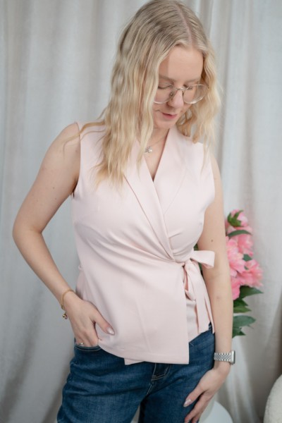 Anzugweste Blazerweste Alea pastellrosa