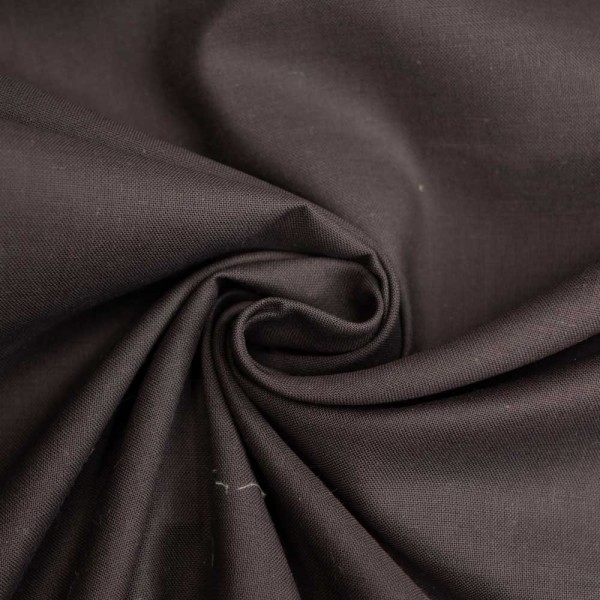 Baumwolle Webware Fahnentuch dunkelbraun