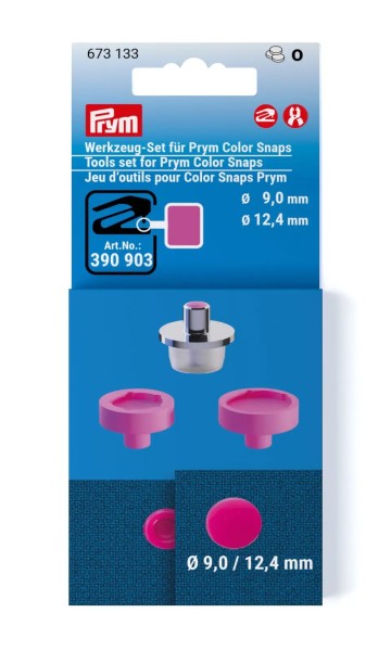 Prym Werkzeug-Set für Color Snaps 9mm + 12,4mm