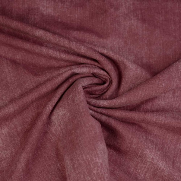 French Terry Sweat Jeans-Look bordeaux