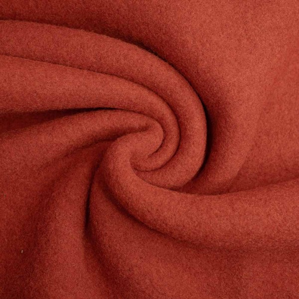 Woll Fleece flauschig terra