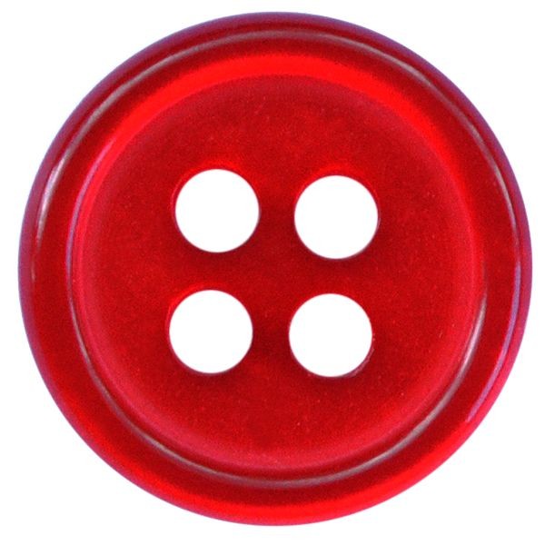 Knopf 11mm rot