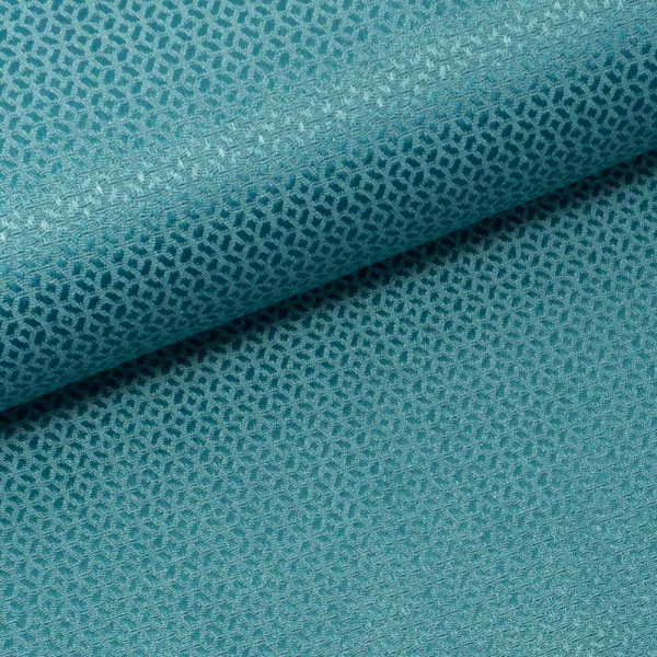 Jacquard Dekostoff Profiqualität petrol