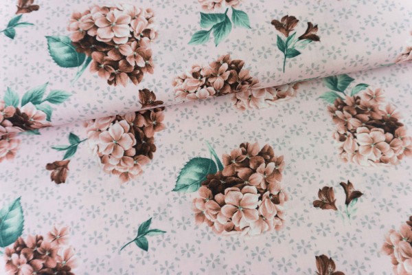 Gütermann Cosy Mood Hortensie altrosa-hell