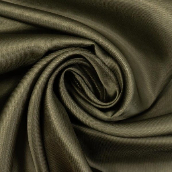 Viskose Taftstoff Uni khaki