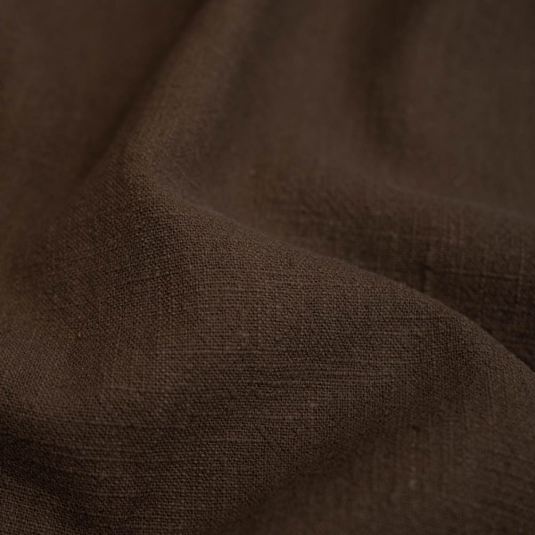Leinen Stonewashed dunkelbraun