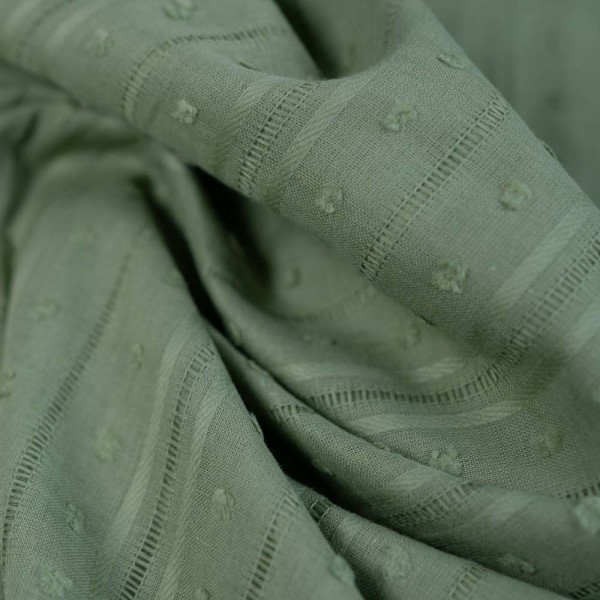 Voile Batist Baumwolle Dots pistazie