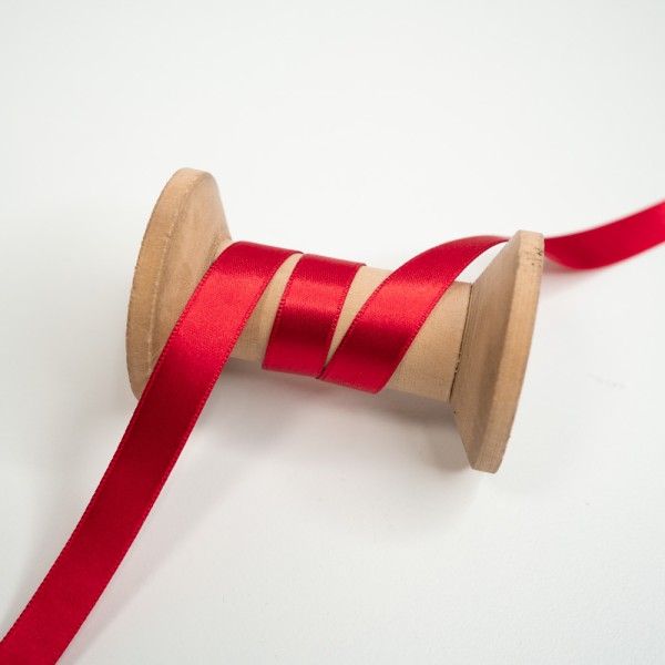 Satinband 12mm rot