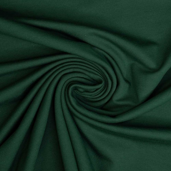 Baumwolljersey Uni Clara tannengrün