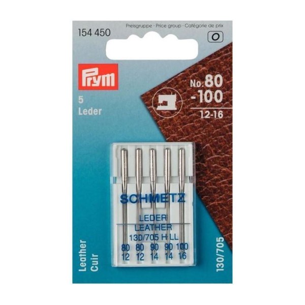 Prym Leder Maschinen-Nähnadeln No. 80-100