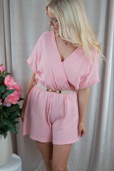 Musselin Jumpsuit Mia rosa