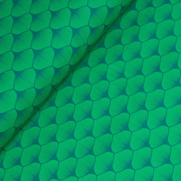 Bio Baumwollwebware Fächer grün