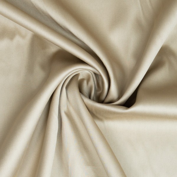 Baumwollsatin Luxury Soft beige