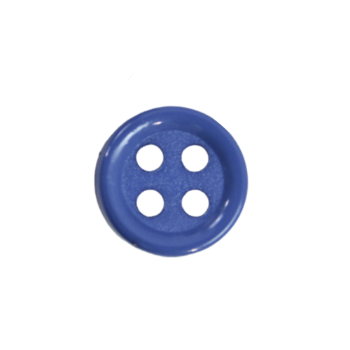 Knopf 11 mm mittelblau