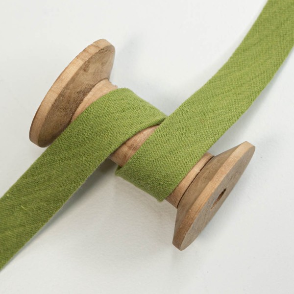 Musselin Schrägband Amelie 20mm pistazie