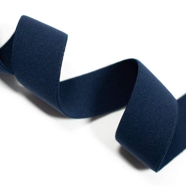 Gummiband SOFT navy 40mm