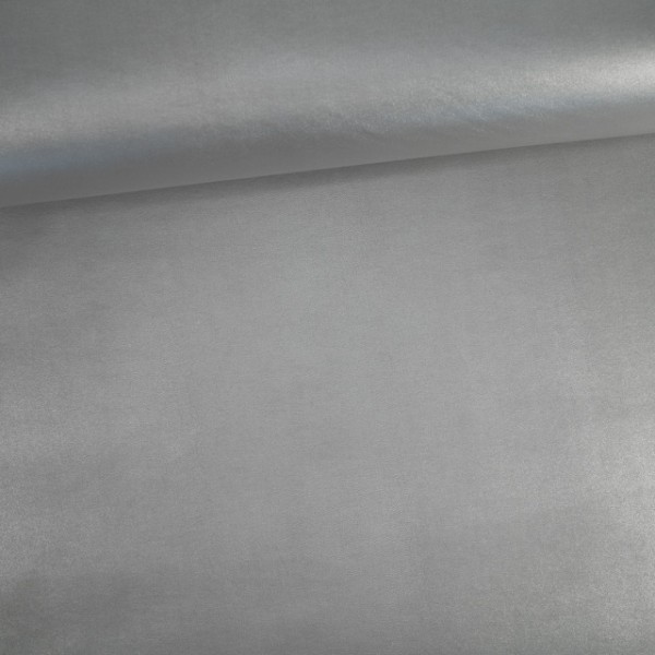 Kunstleder Metallic silber